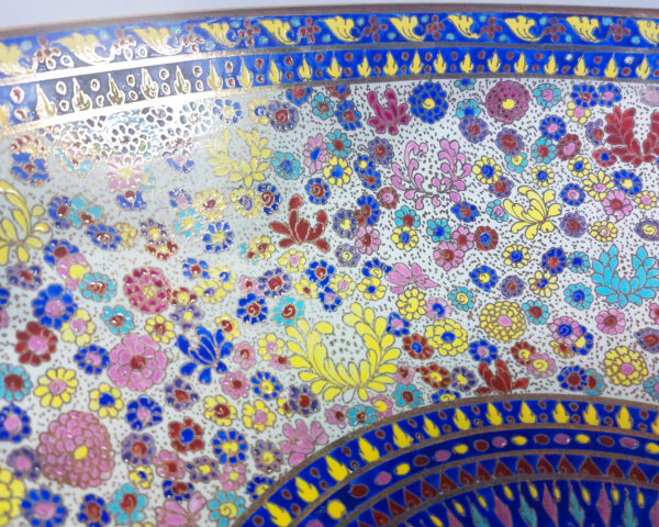 Close-up of Golden Orchid’s golden embellishments, enhancing its ornate beauty.
