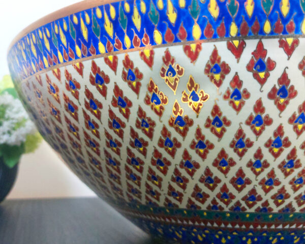 Side view of Ivory Lotus ceramic sink, emphasizing its refined elegance.