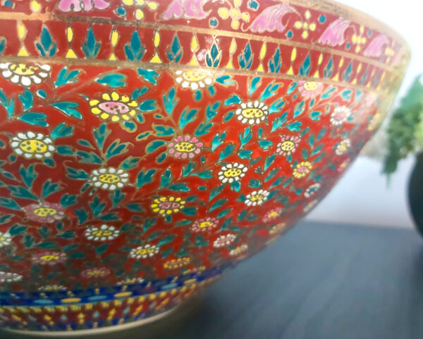Side perspective of Royal Garnet ceramic sink, displaying its refined finish.